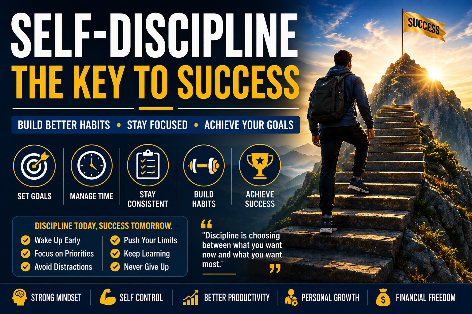 Self-Discipline: The Ultimate Guide to Building Discipline and Achieving Success