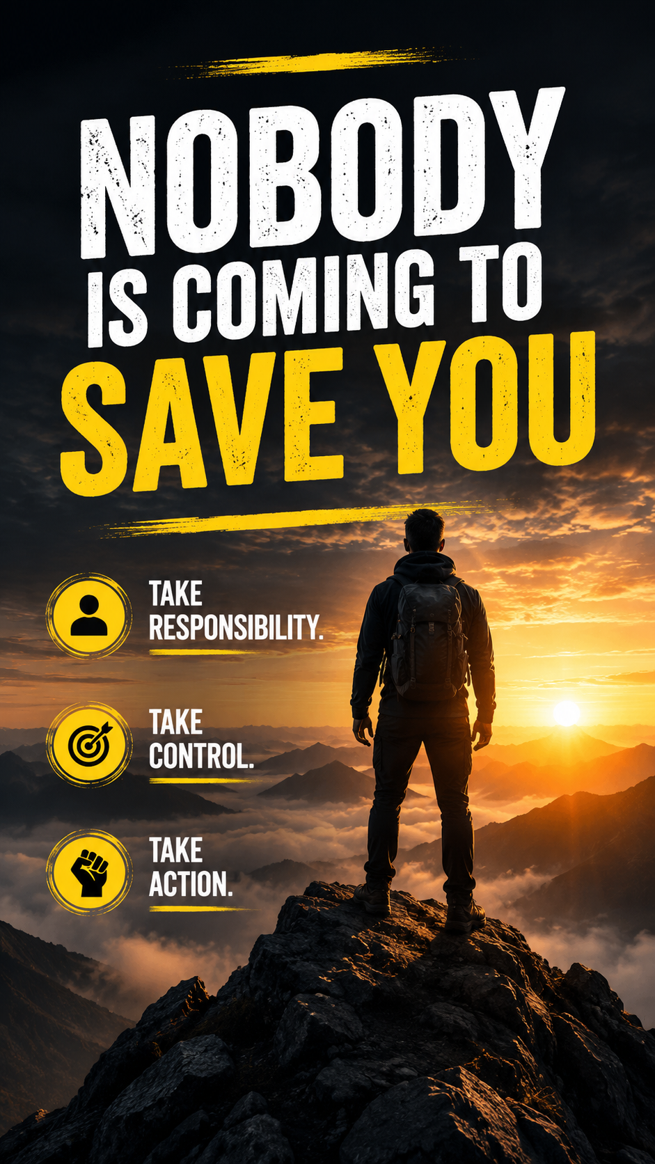 Nobody Is Coming To Save You